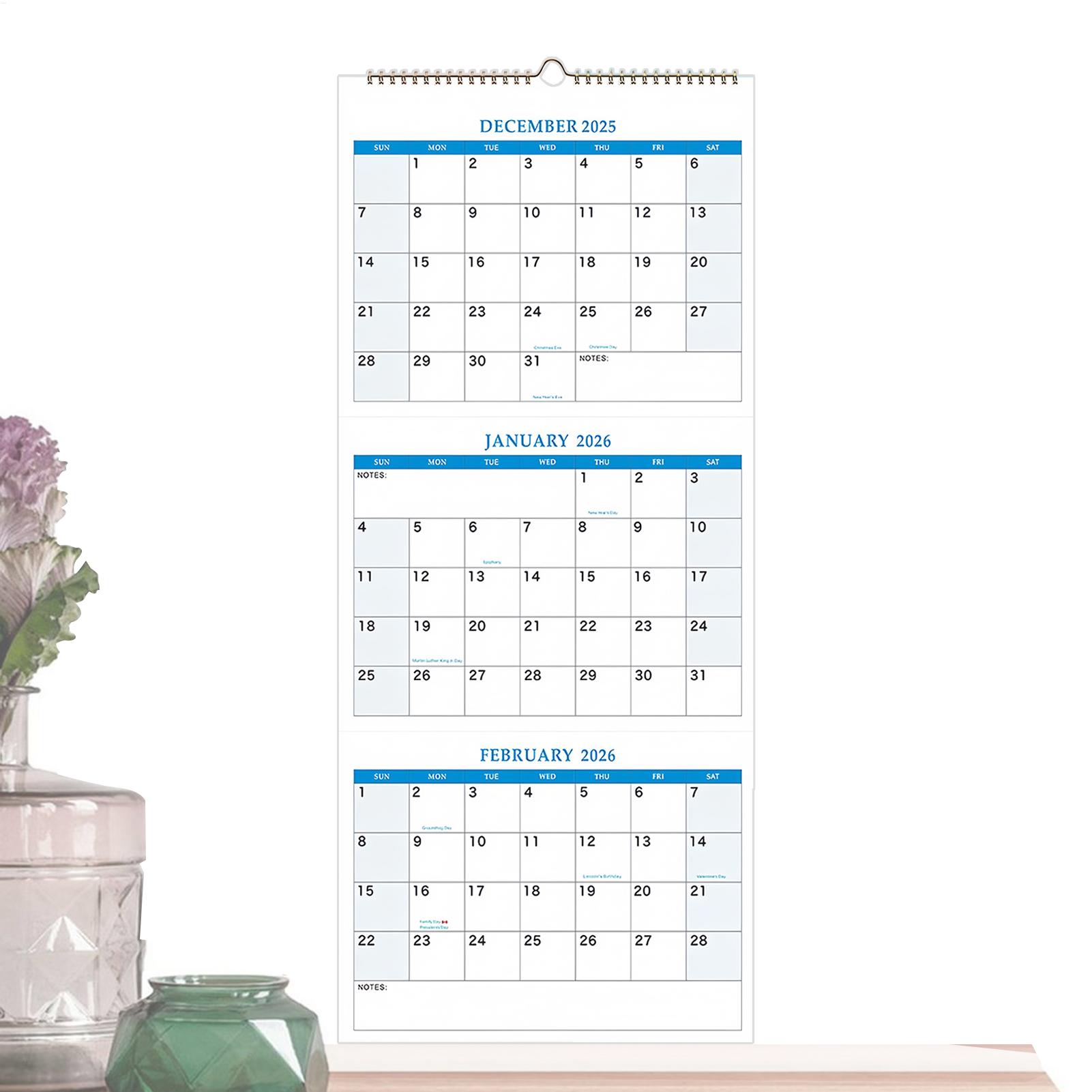 ปฏิทินติดผนังขนาดใหญ่ ปี 2026  - Planned Parenthood บทวิจารณ์และราคา
